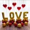 LOVE ballon showdecoratie