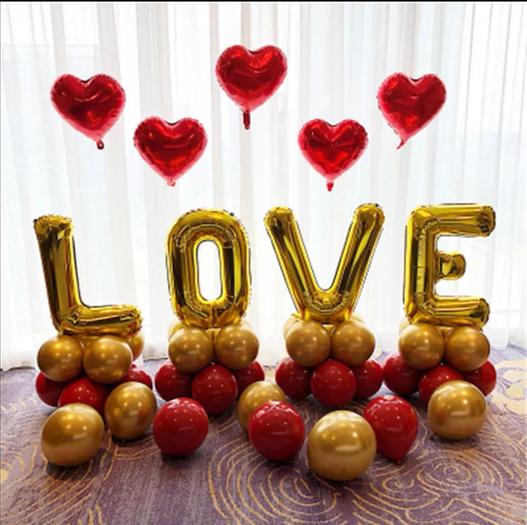LOVE ballon showdecoratie