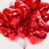 Aanbieding Love bouquet van 25 foli hart ballonnen