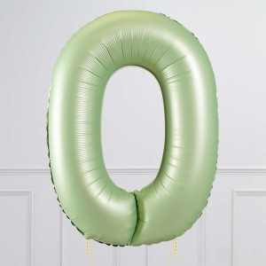 Balloncijfer Olijfgroen 102cm - Afbeelding 12