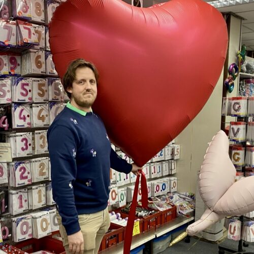 XXXL Folie hart ballon 1.73m