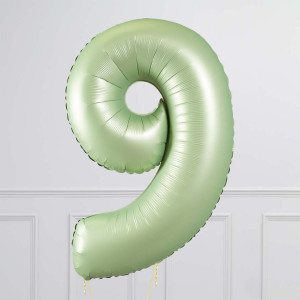Balloncijfer Olijfgroen 102cm - Afbeelding 11