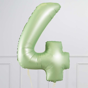 Balloncijfer Olijfgroen 102cm - Afbeelding 6