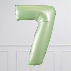 Balloncijfer Olijfgroen 102cm - Afbeelding 9