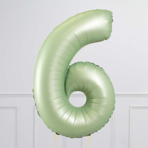 Balloncijfer Olijfgroen 102cm - Afbeelding 8