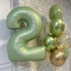 Balloncijfer boeket