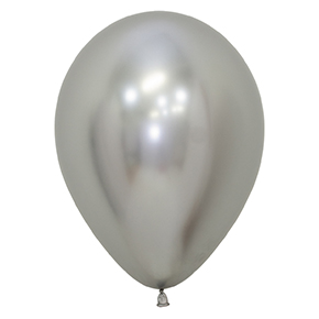 Boeket van 7 Luxe chrome/reflex helium ballonnen. - Afbeelding 4